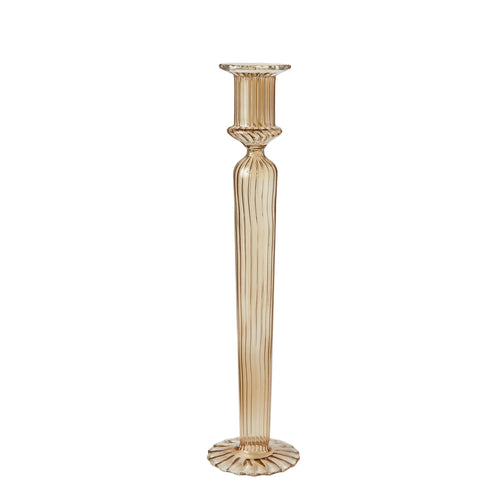 Nalia Glass Candlestick - Dandelion