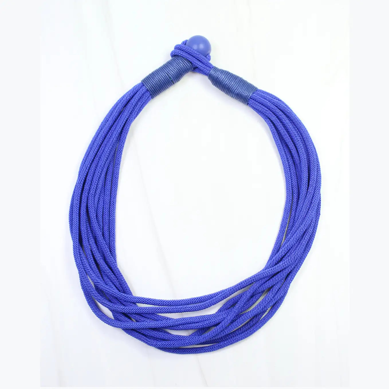 Cranston Cord Necklace - Royal Blue