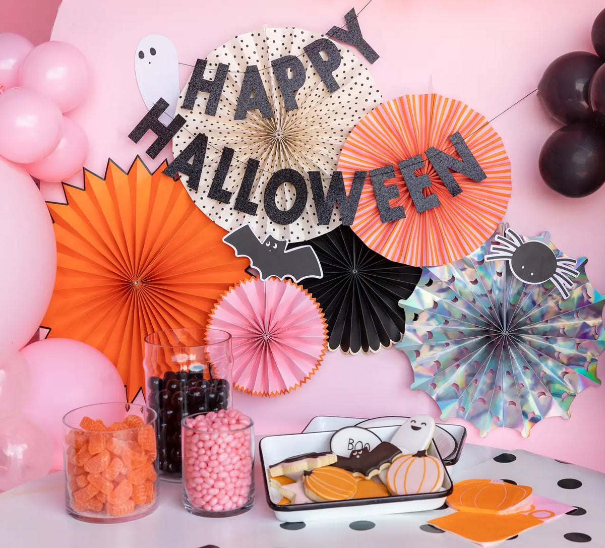 Happy Haunting Happy Halloween Banner