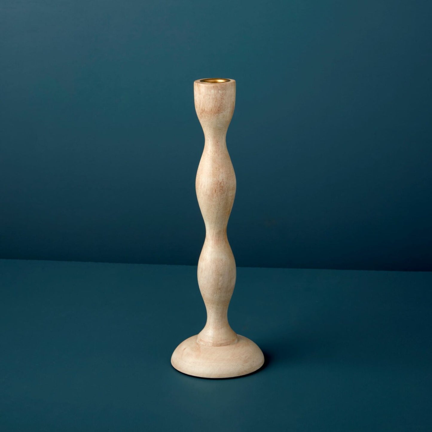 Aurora, Raw Natural Mango Wood Candlestick Tall