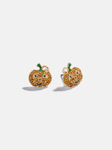 Pumpkin Stud Earrings