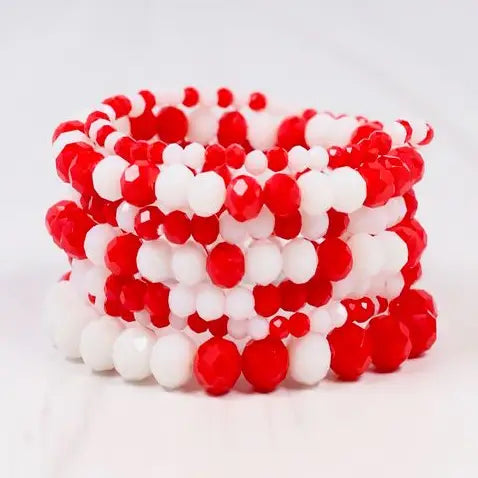 Pryce Glass Bead Bracelet