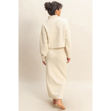Load image into Gallery viewer, Sweater &amp; Skirt Set - Cream