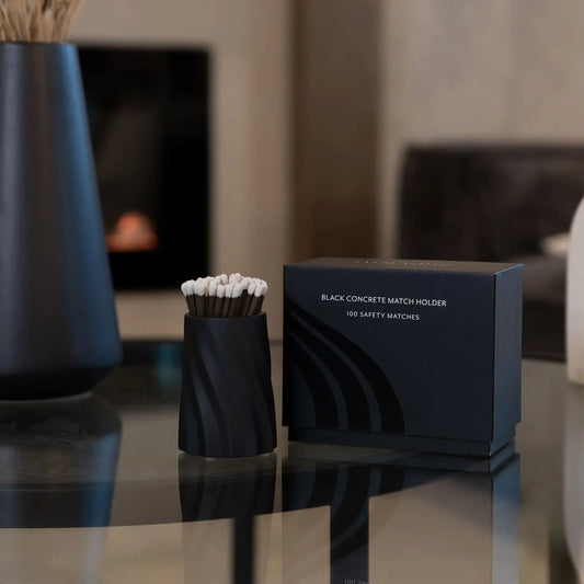 Black Concrete Match Set