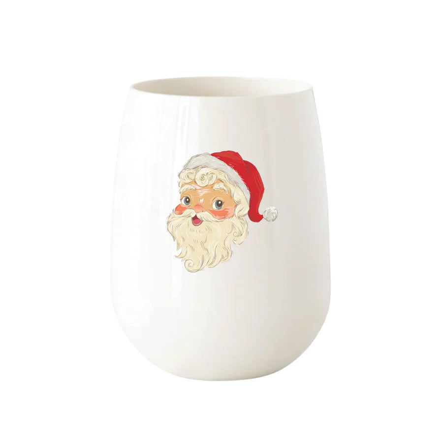 Santa Stemless Cup