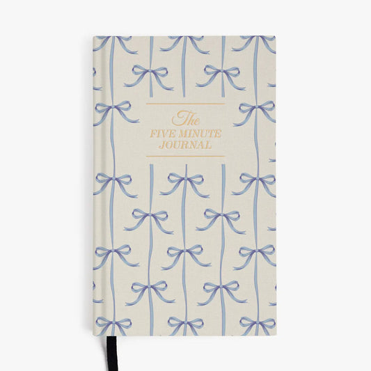 The Five Minute Journal Blue Bow