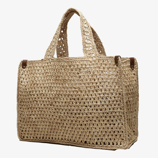 Delfina Raffia Market Bag