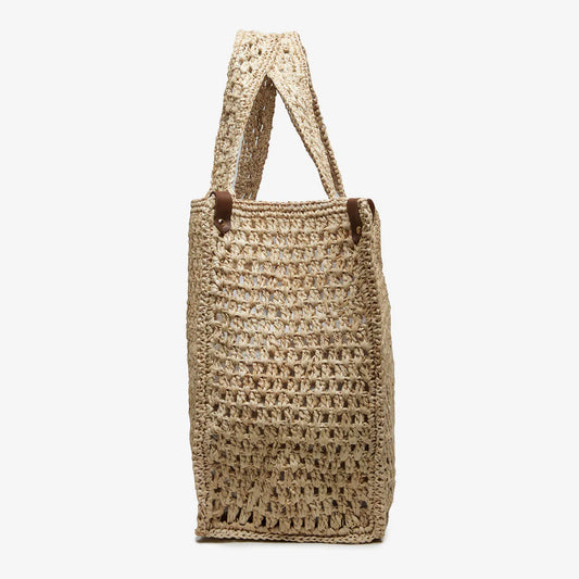 Delfina Raffia Market Bag