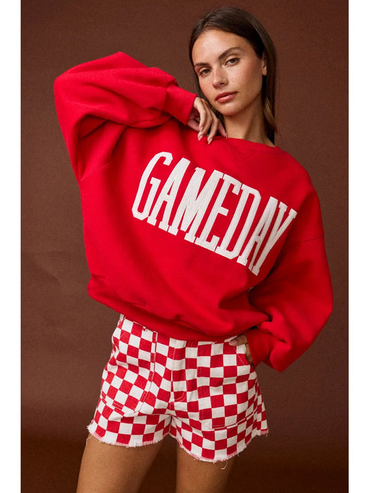 Gameday Sweatshirt -Red