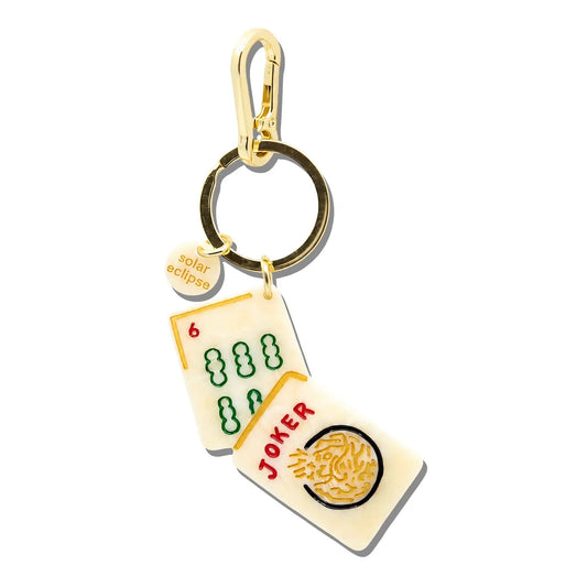 Mahjong Bag Charm + Keychain