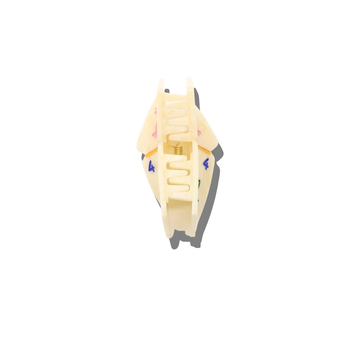 Mini Flower Mahjong Claw Hair Clip