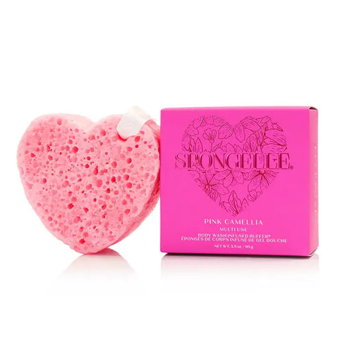 Pink Camellia Heart Buffer