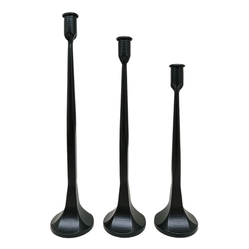 Cast Iron Taper Candle Holders