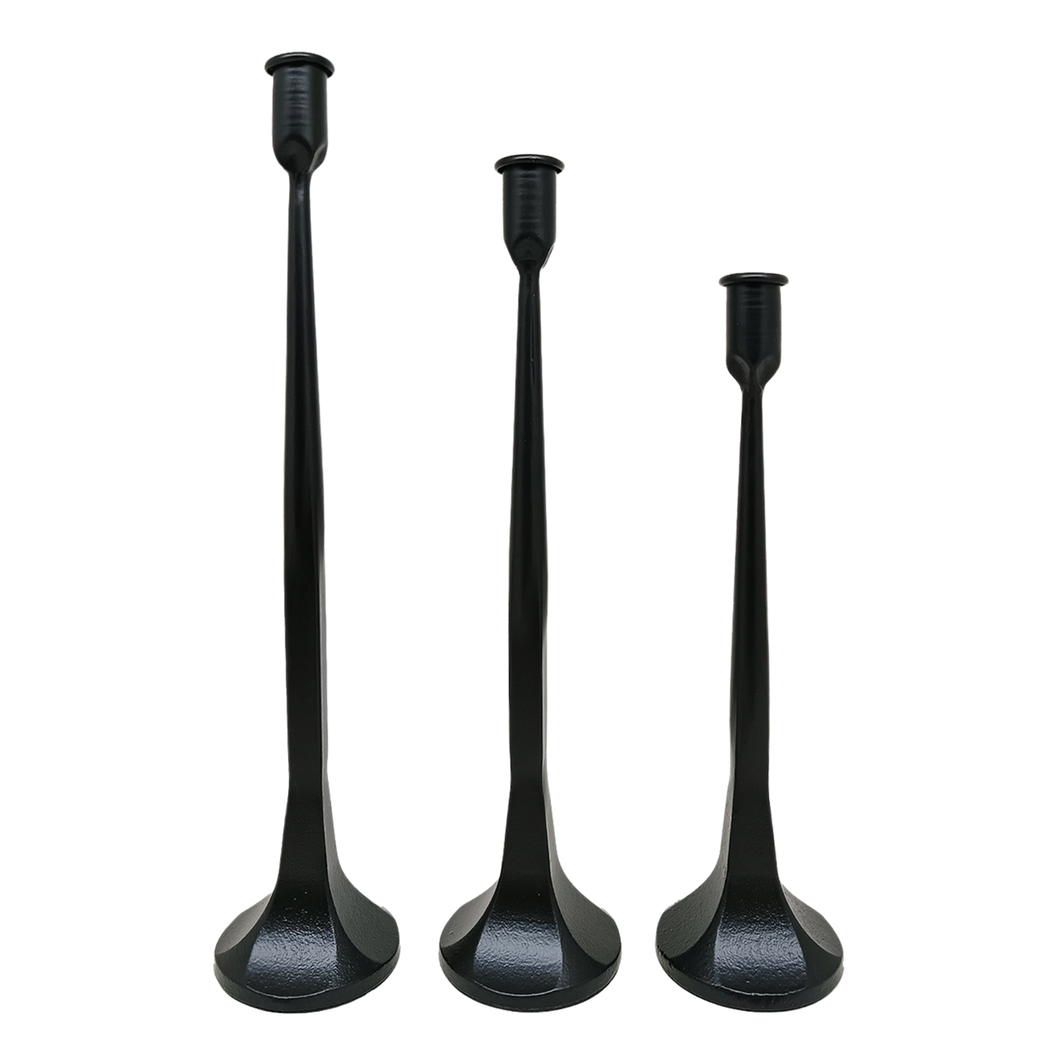 Cast Iron Taper Candle Holders