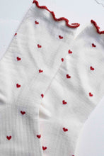 Load image into Gallery viewer, Mini Heart Ruffle Socks