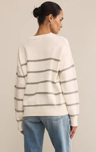 Load image into Gallery viewer, Boyfriend Sweater Striped - White