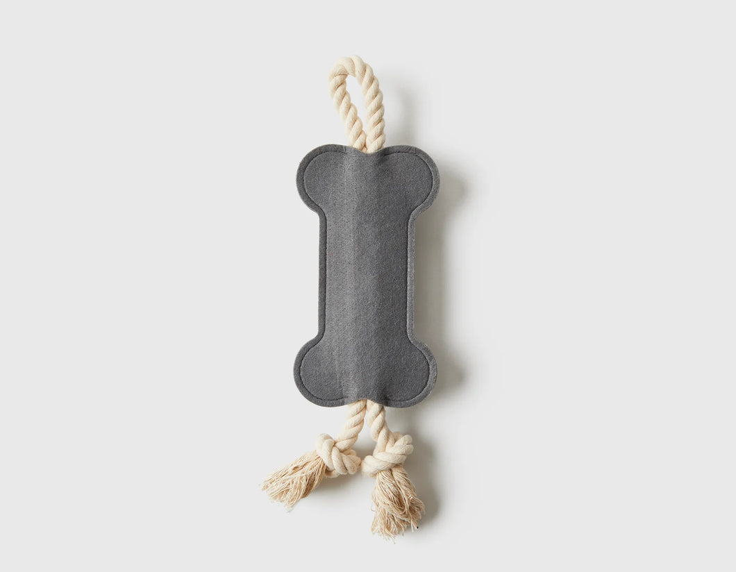 Hitch and Bone Black Rope Toy