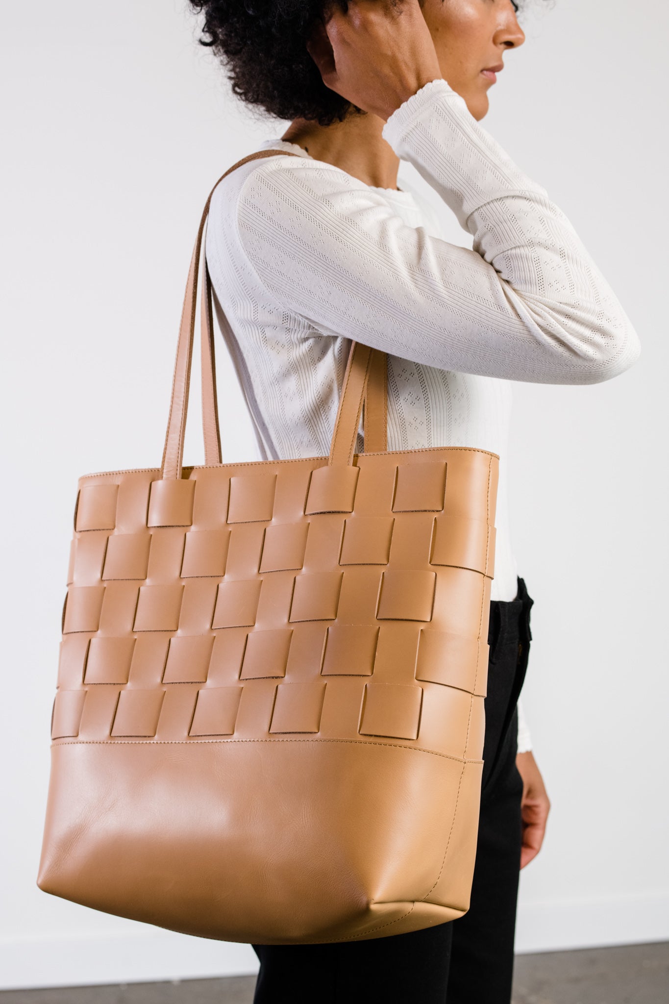 Mamuye Woven Tote - Mojave
