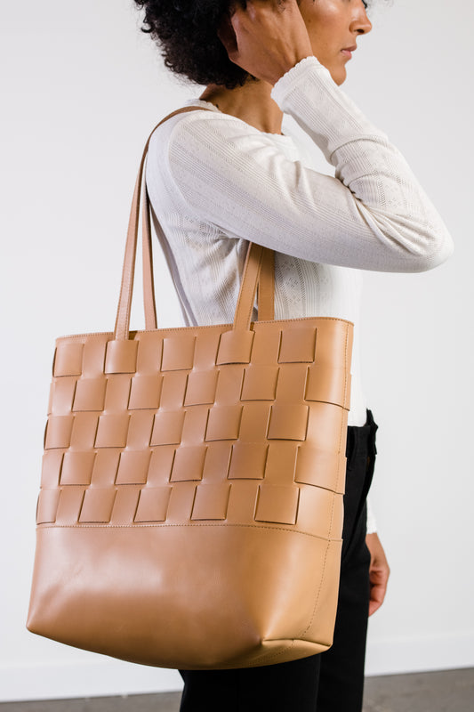 Mamuye Woven Tote - Mojave