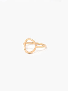 Celine Ring 10mm open circle ring 14ga wire  14k gold fill 
