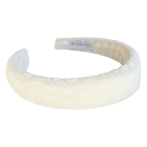Padded Headband - White