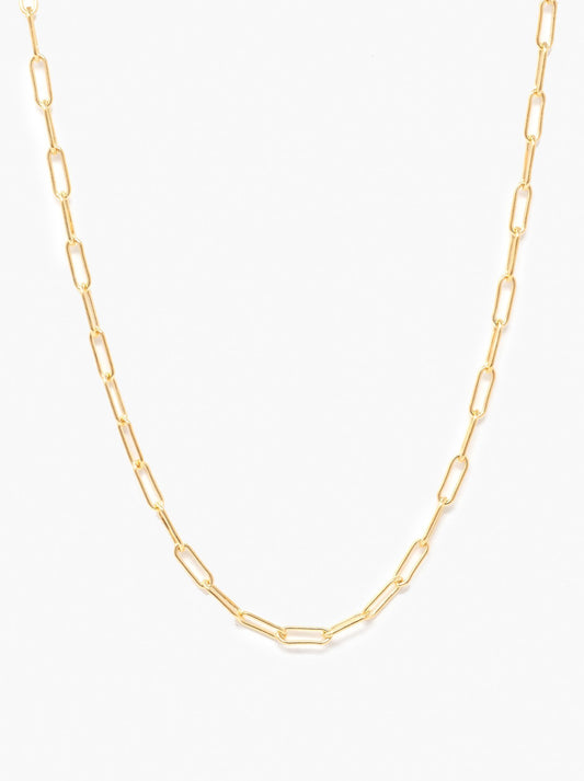 Essential Chain Necklace 14k gold filled cable chain