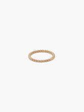 Load image into Gallery viewer, 1.9mm wide beaded texture ring  14k gold-fill