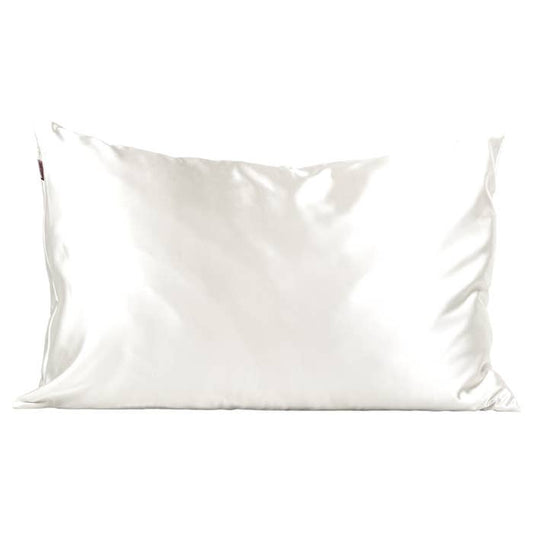 satin pillowcase ivory