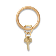 Load image into Gallery viewer, gold silicone key ring