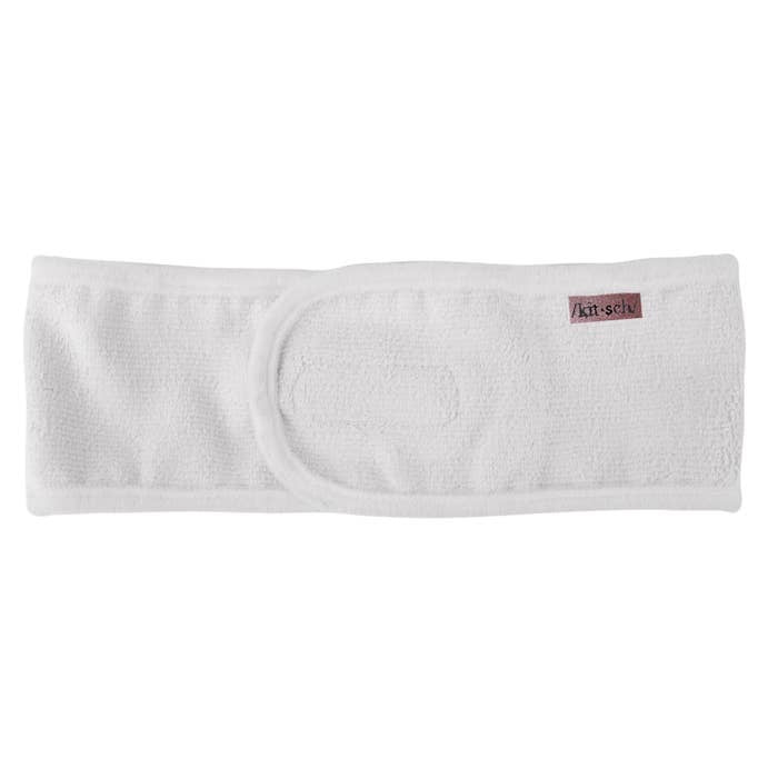 spa headband white