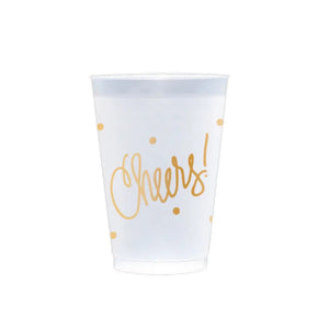 Cheers Frosted Cups 10 pack